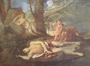 E-cho and Narcissus (mk05) Poussin